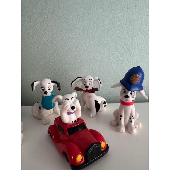 Disney 101 Dalmatians Dogs Vintage 1996 PVC Figurine Toys Cake Toppers- Lot of 8 - Picture 5 of 7